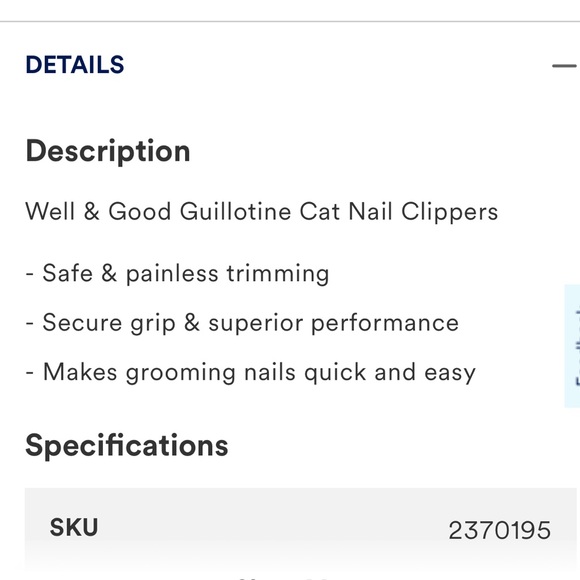 Well & Good Styptic Powder and Guillotine Cat Nail Clipper Set NEW - Picture 3 of 7